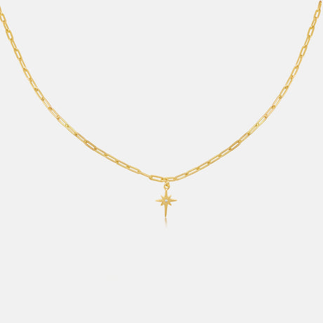 Women's Vermeil Bright Star Necklace Pendant  The Gold Gods Women’s Jewelry By The gold Gods